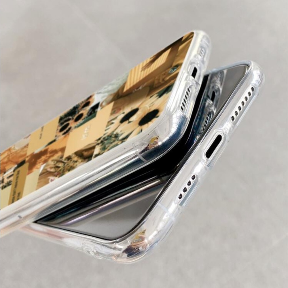⚠️Clearance iPhone XS / XS Max Stylish Floral Collage Phone Case - Yellow - Picture 4 of 4